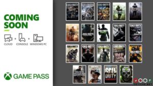 La saga Call of Duty llega a Xbox Game Pass