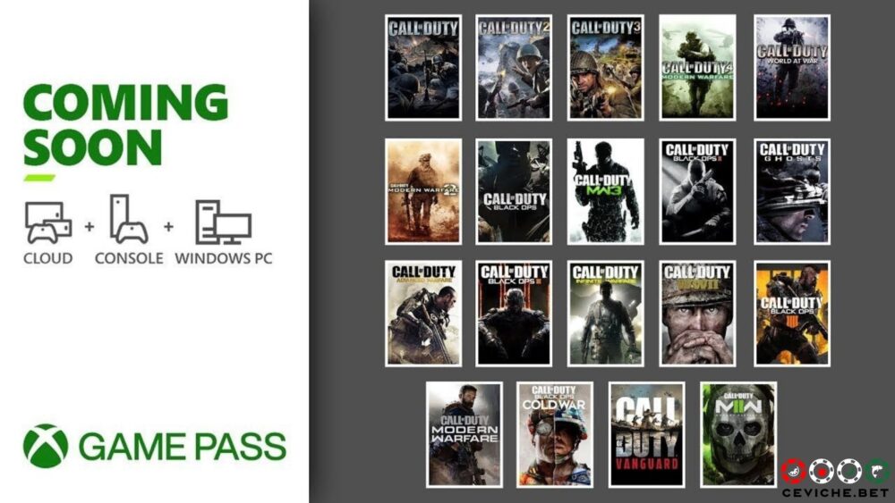 La saga Call of Duty llega a Xbox Game Pass