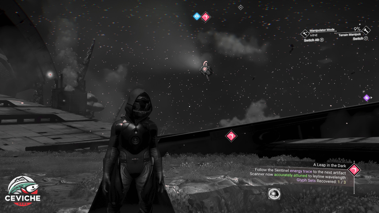 “Este juego no deja de sorprenderme”: Encuentran un raro planeta en No Man’s Sky completamente en blanco y negro