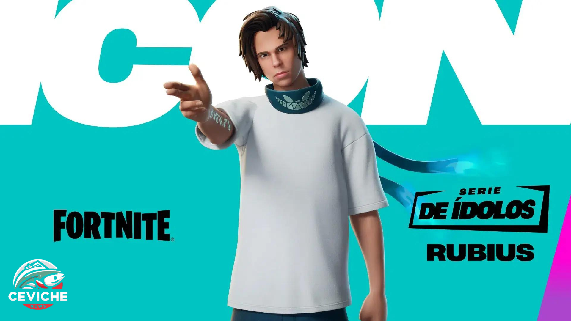 Así es la skin de Rubius en Fortnite (¡y su compañero Wilson!)