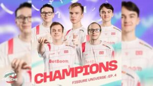 BetBoom Team se corona campeón de FISSURE Universe Episode 4